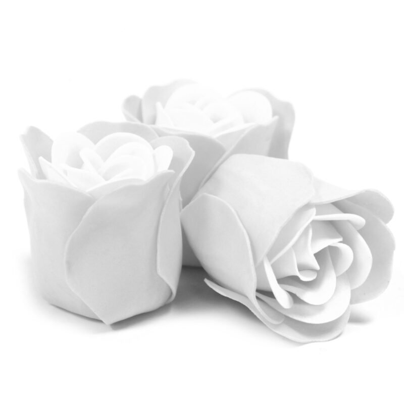 Set de 3 boîtes à savon en forme de coeur - blanc – Image 2