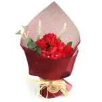 Bouquet de fleurs de savon - Rouge