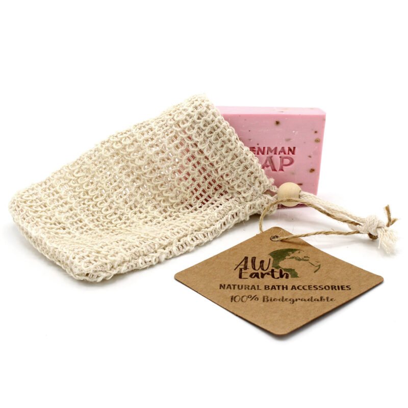 Sac à savon naturel - Jute lavé – Image 2