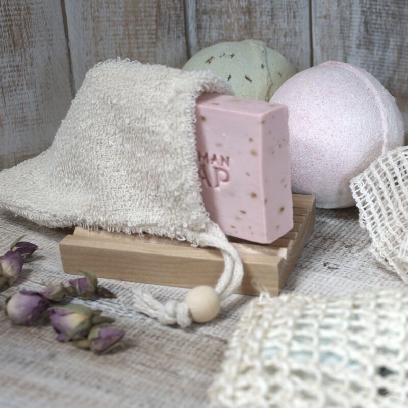 Sac à savon naturel - Bambou – Image 4
