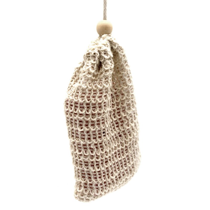 Sac à savon naturel - Jute lavé – Image 3