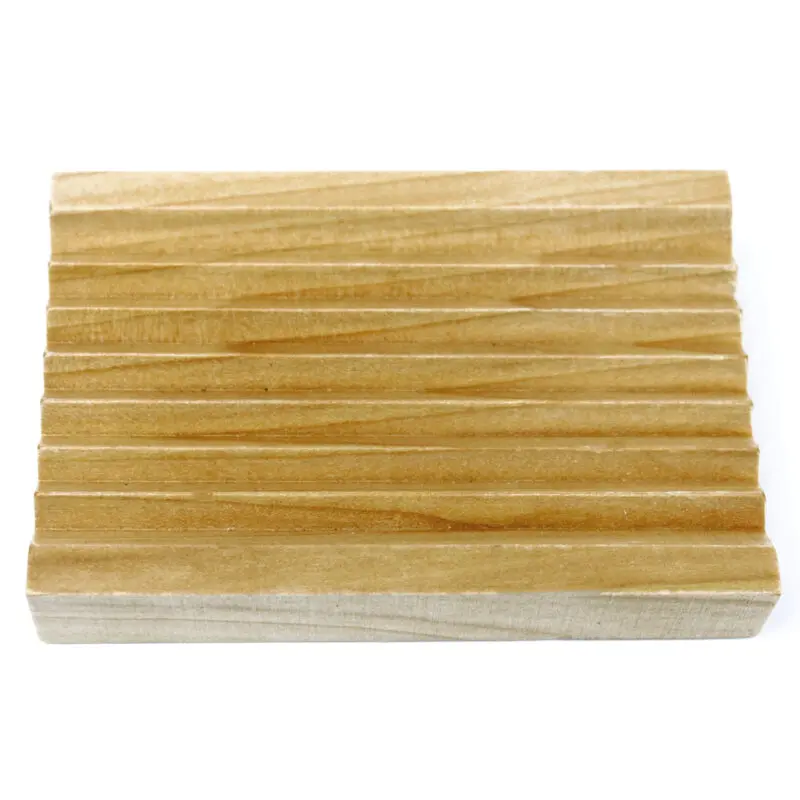 Porte-Savon en bois pour Douche - Groovy – Image 2