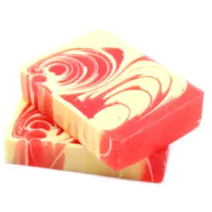 Savon artisanal Fraise en Tranche (100g)
