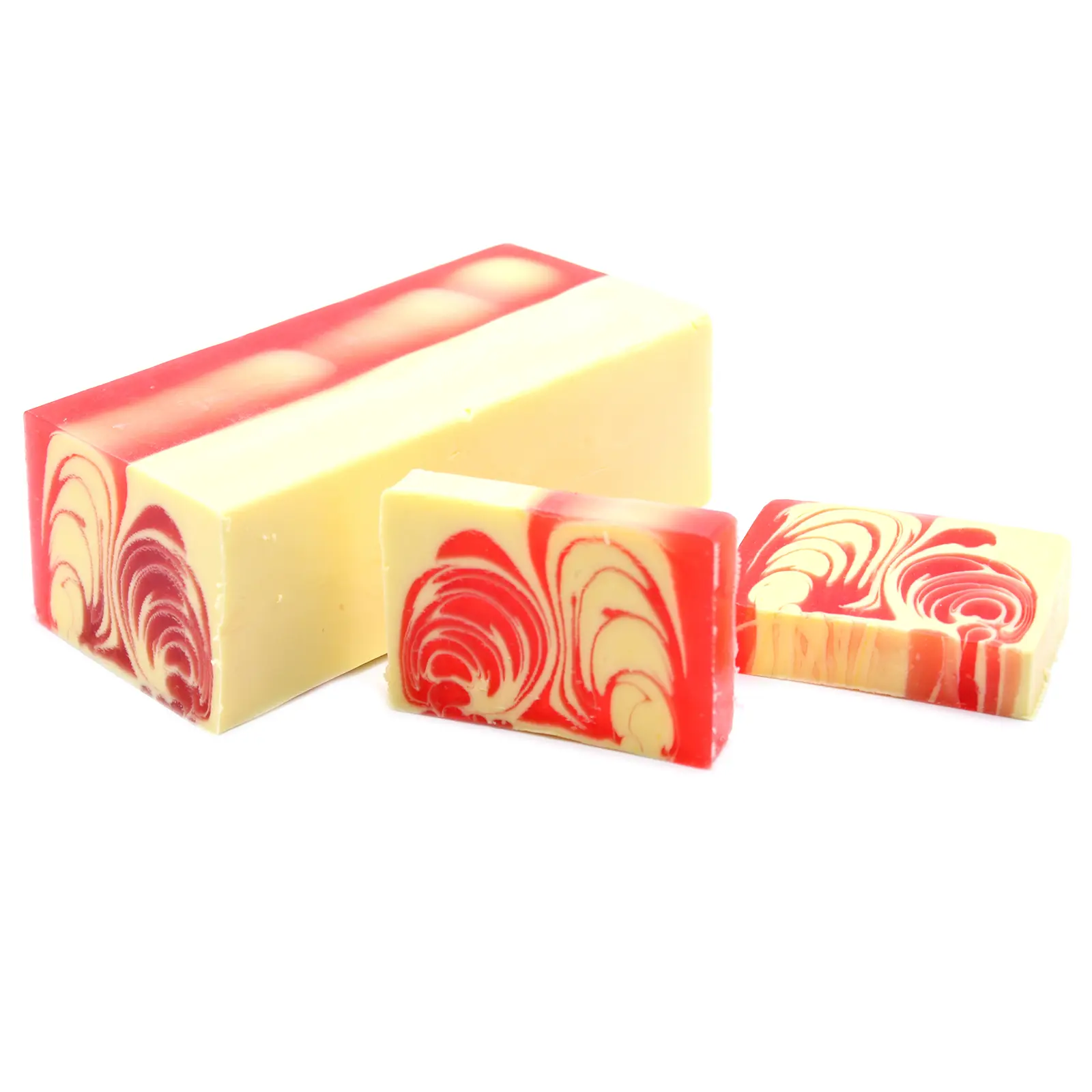 Savon artisanal Fraise en Tranche (100g) – Image 3