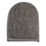 Gant de bain en bambou et lin - Fusain