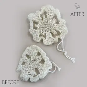 Loofah avec ficelle en coton - 2cm
