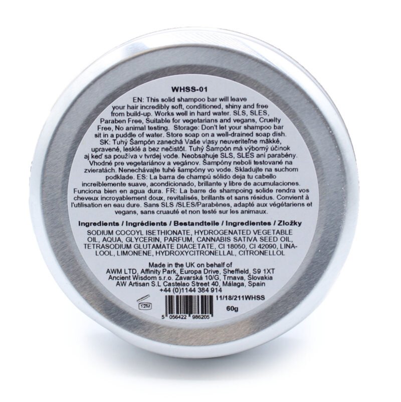 Shampoing Solide Naturel Vegan - Orchidée (60g) – Image 3