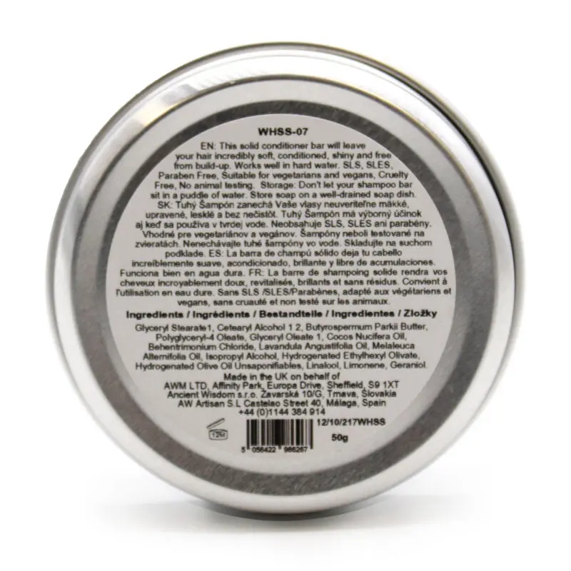 Après-Shampoing Solide Bio - Lavande & Arbre à Thé (60g) – Image 3