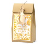 Sel de bain parfumé - Citron, Gingembre & Orange (500g)