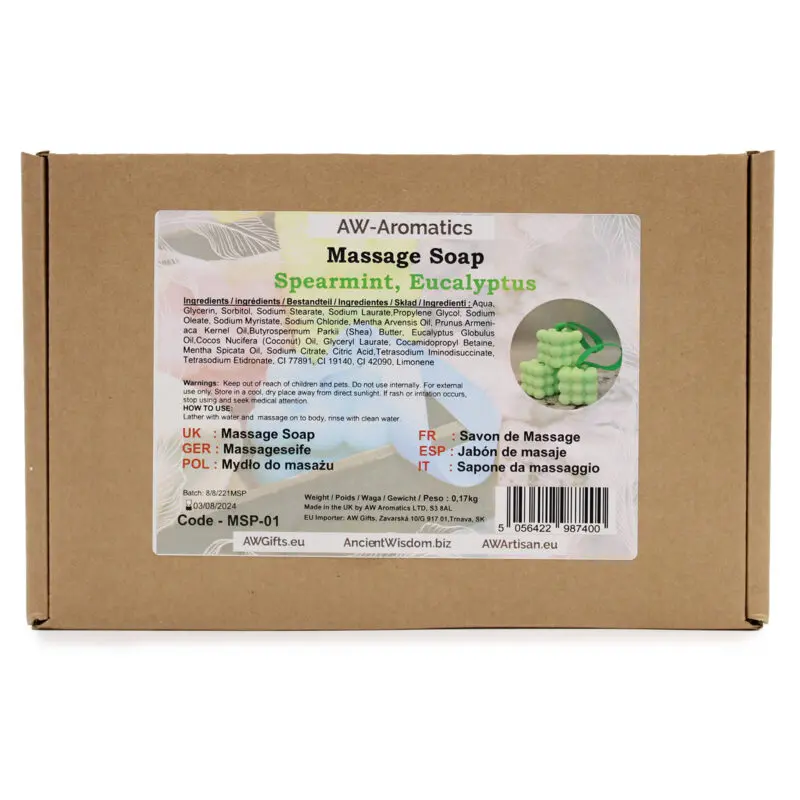 Savons de massage - menthe verte et eucalyptus – Image 4