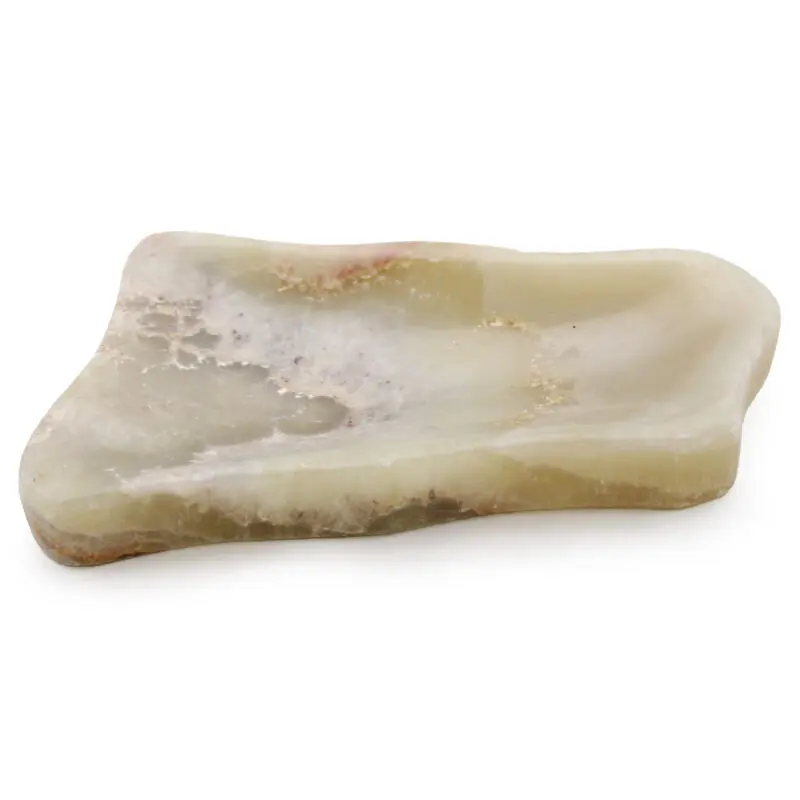 Porte-savon en Pierre Naturelle Originale d'Onyx