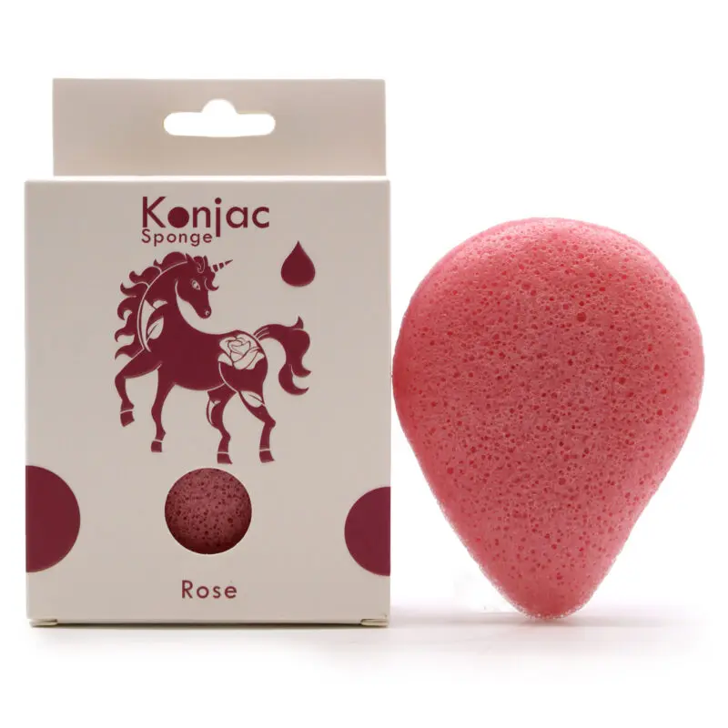 Éponge Konjac - Rose - Anti-âge