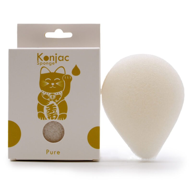 Éponge Konjac - Naturelle - Peau sensible