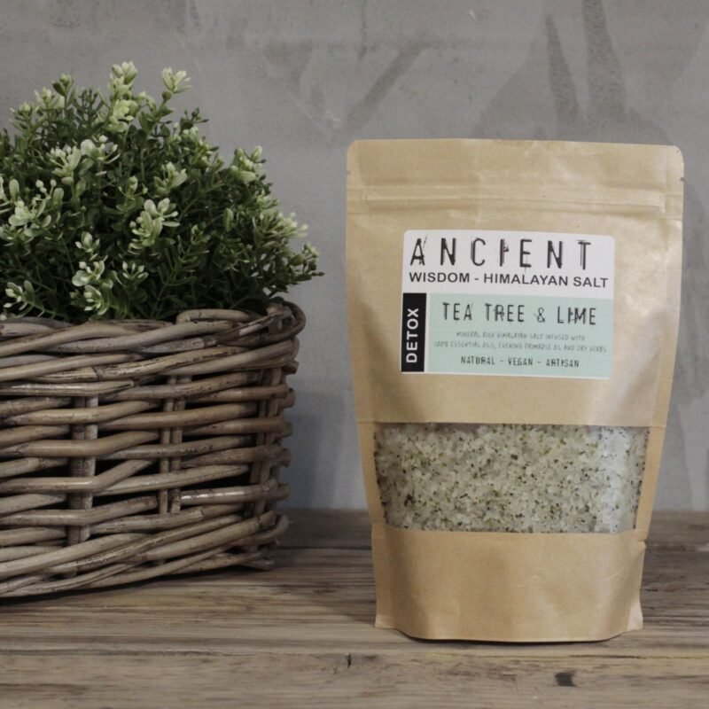 Sel de Bain Détox - Sel l'Himalaya, Arbre à Thé & Citron Vert (500g) – Image 2