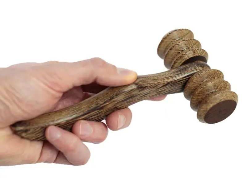 Rouleau De Massage En Bois Pour Le Ventre – Image 3