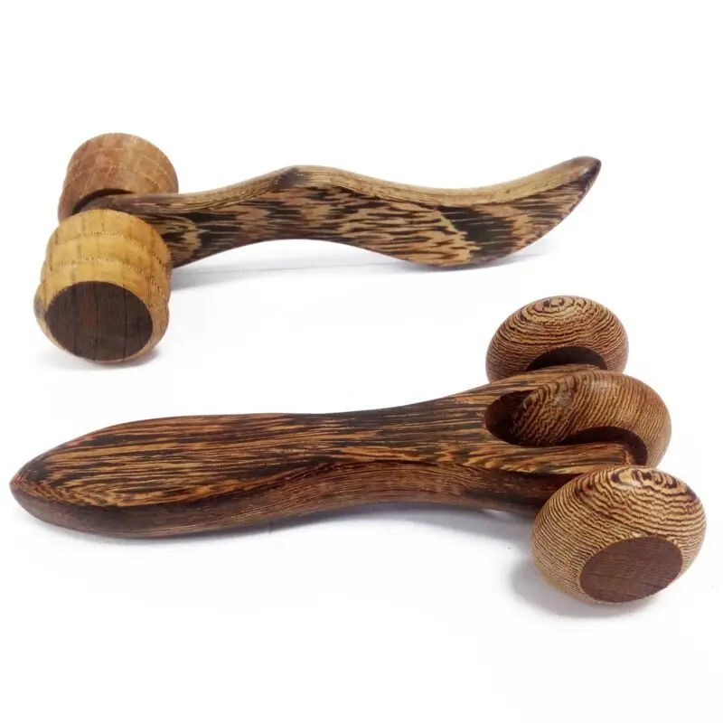 Rouleau Massage Visage Bois – Image 2