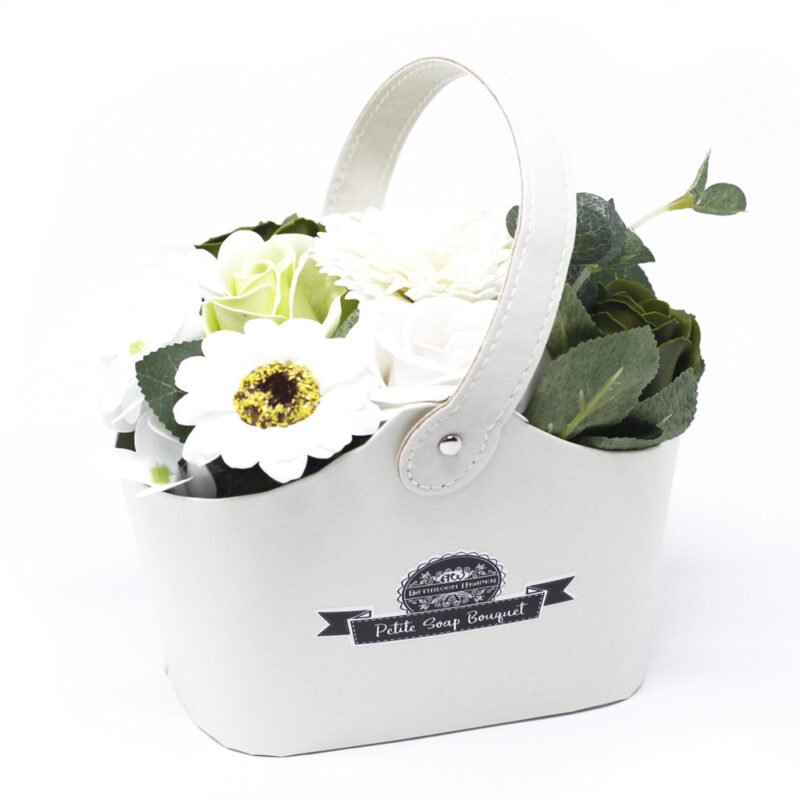 Petit Panier Bouquet - Vert Pastal