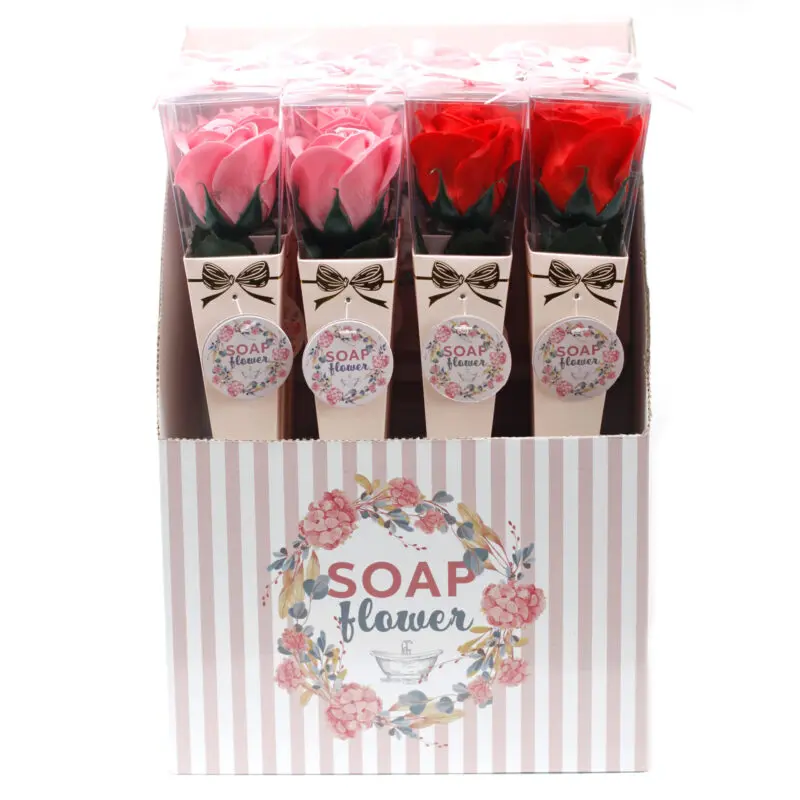 Fleur de savon - Rose moyenne – Image 3