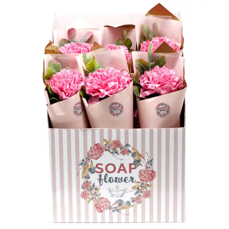 Fleur de savon - Grand bouquet d'œillets – Image 3