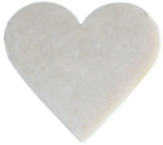 Savons en forme de cœur - Noix de coco