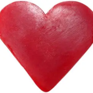 Savons en forme de cœur - Framboise