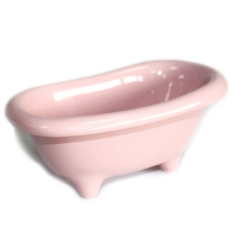 Porte Savon en Céramique - Rose