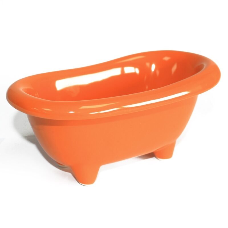 Mini-bain en céramique - Orange