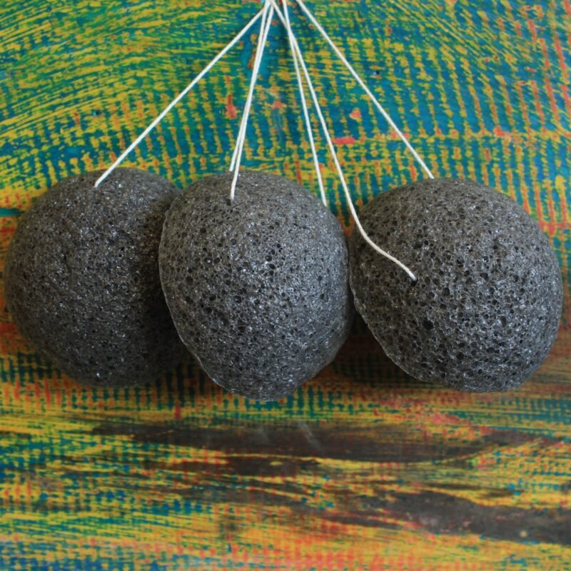 Éponge Konjac au Charbon – Image 2