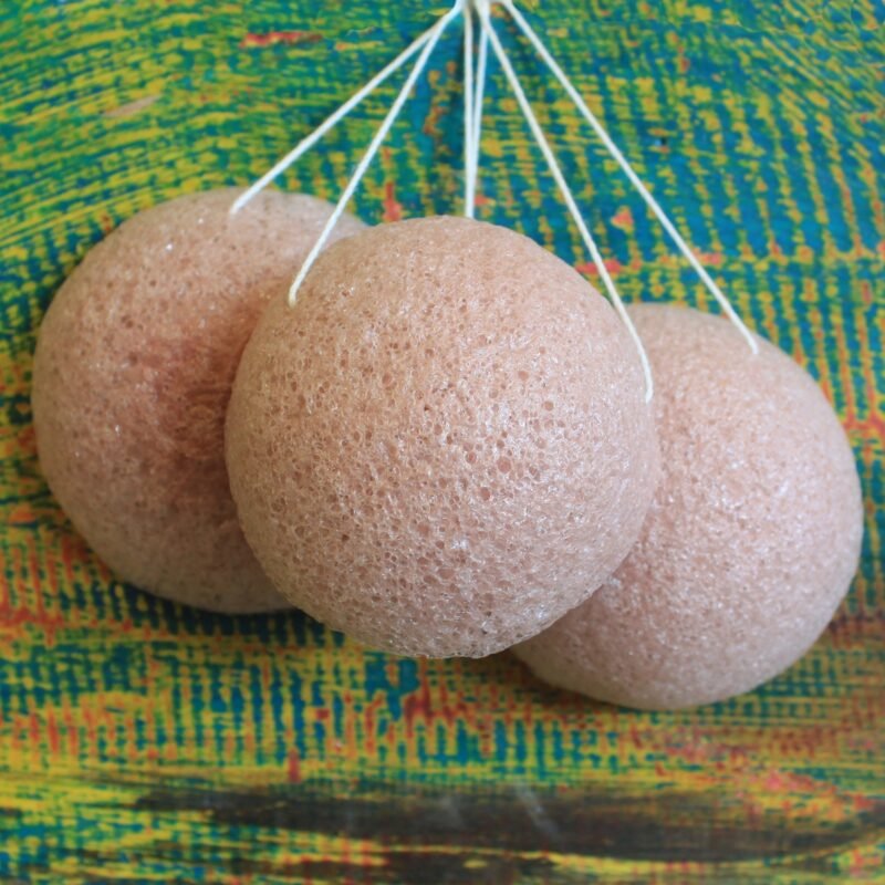 Éponge Konjac - Rose – Image 2