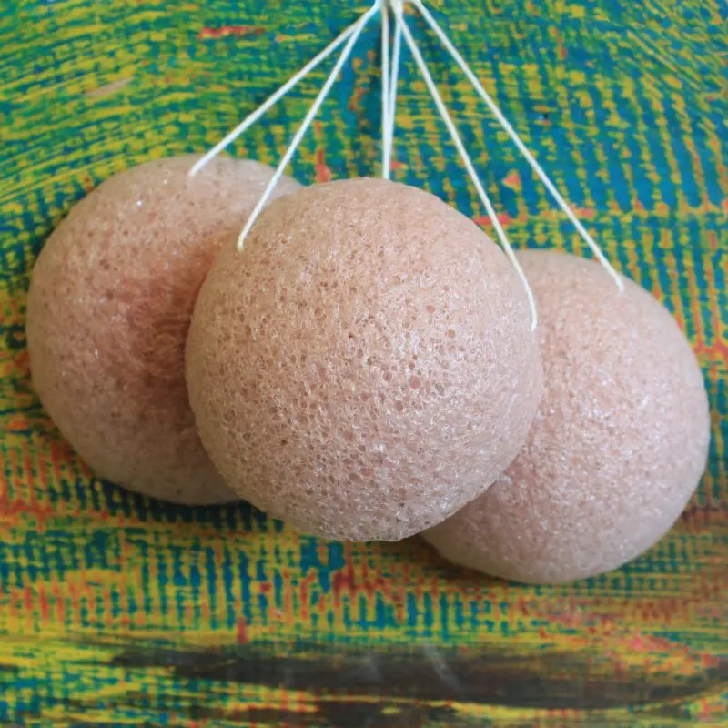 Éponge Konjac - Rose – Image 2