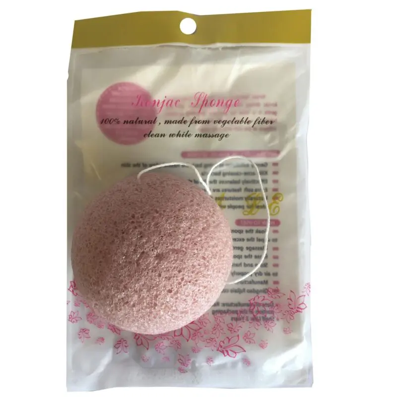 Éponge Konjac - Rose – Image 3