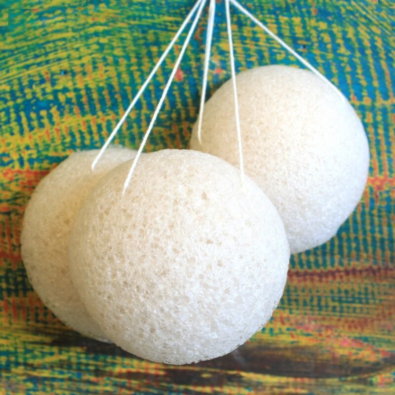 Éponge de Konjac - Naturelle – Image 2