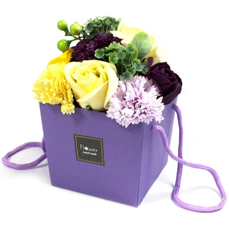 Bouquet de fleurs de savon - Jardin de fleurs mauves