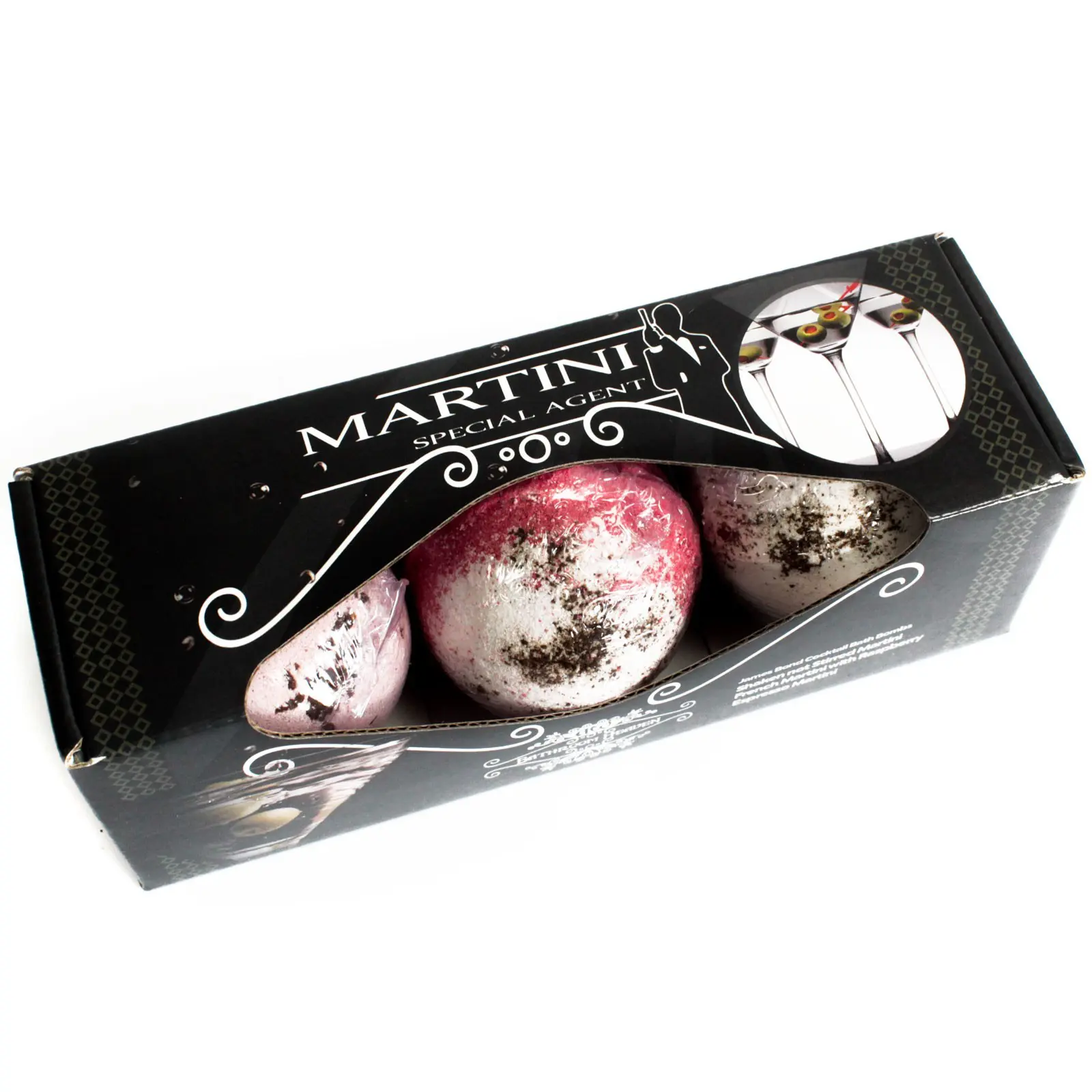 Lot de 3 Bombes de Bain Martini