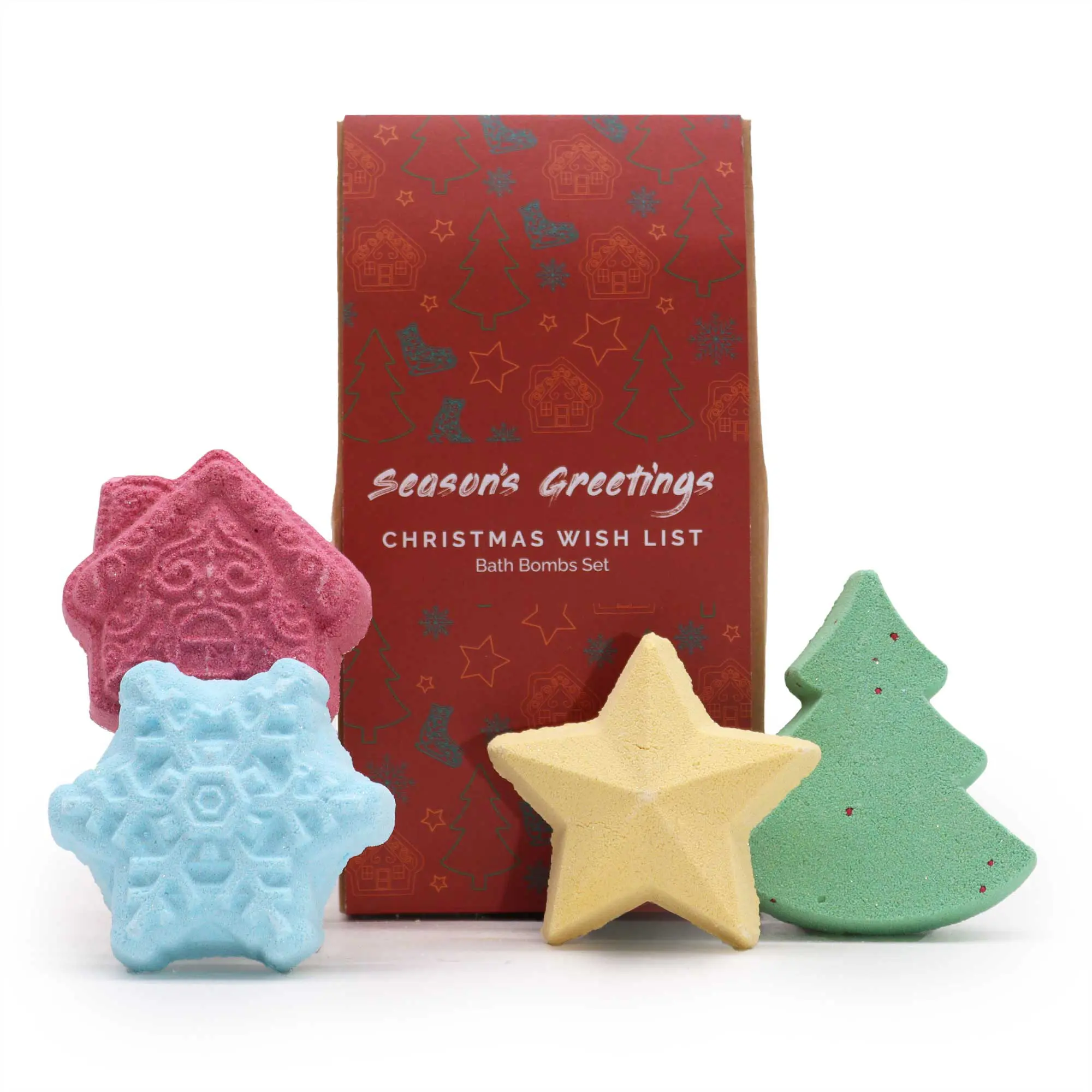 Boules de Bain de Noël (4Pcs)