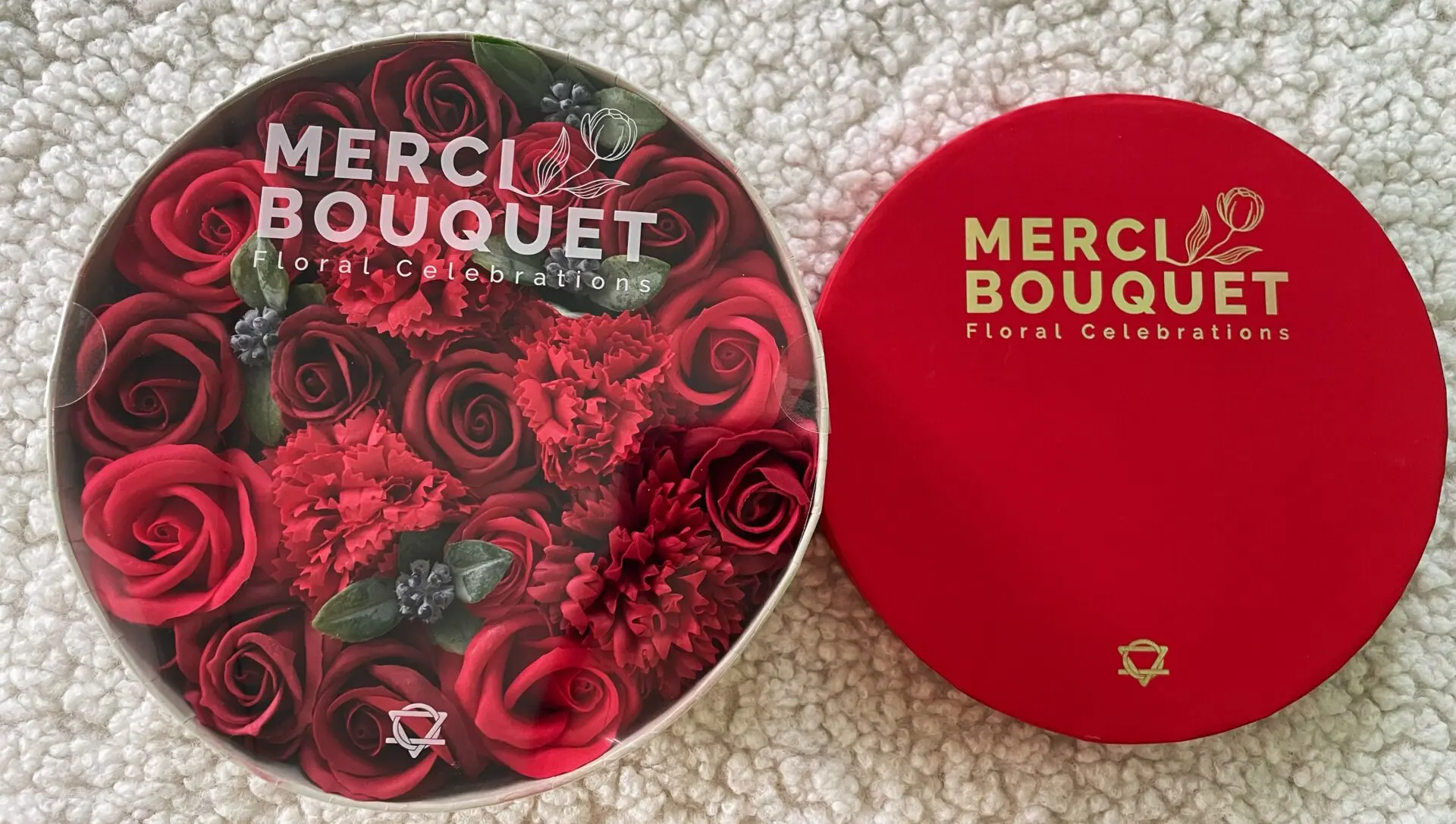 Boites de Fleurs de Savon Dur - Roses Rouges – Image 2