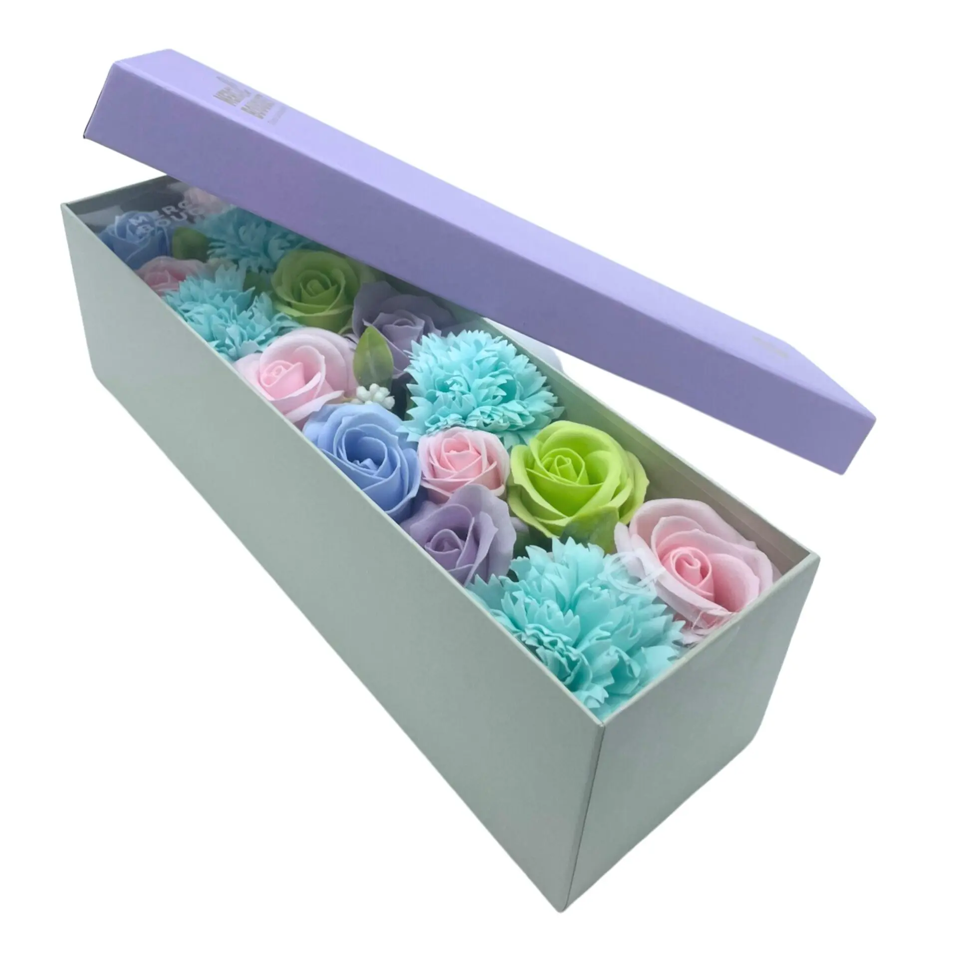 Boite Fleurs de Savon - Fleurs Bleus – Image 4